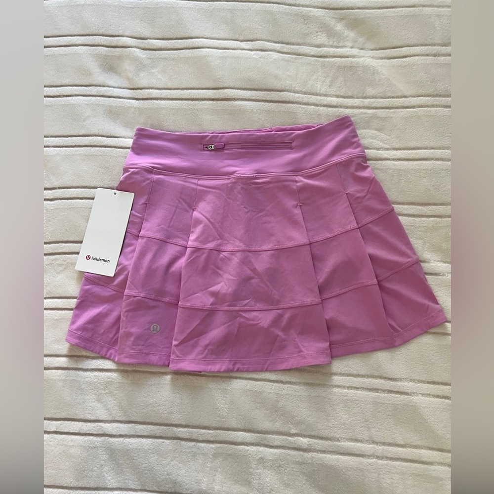 NWT Lululemon Pace Rival Skirt Long Size 4 & 6 Dahlia Mauve DHMU